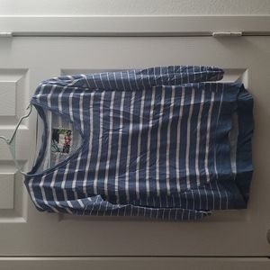 Striped blue sweater